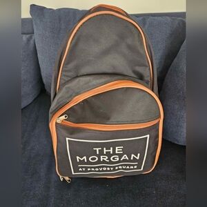 The Morgan Black and Orange Backpack
